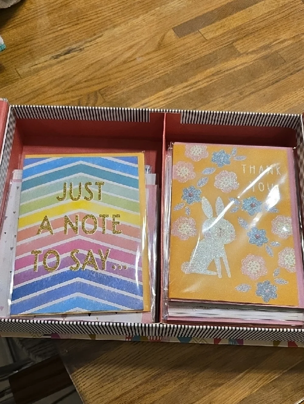 Colorful Geometric Greeting Card Set - Picture 2 of 3